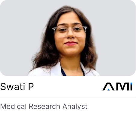 Swati P - Medical Research Analyst at AMI, placed through CLINI INDIA